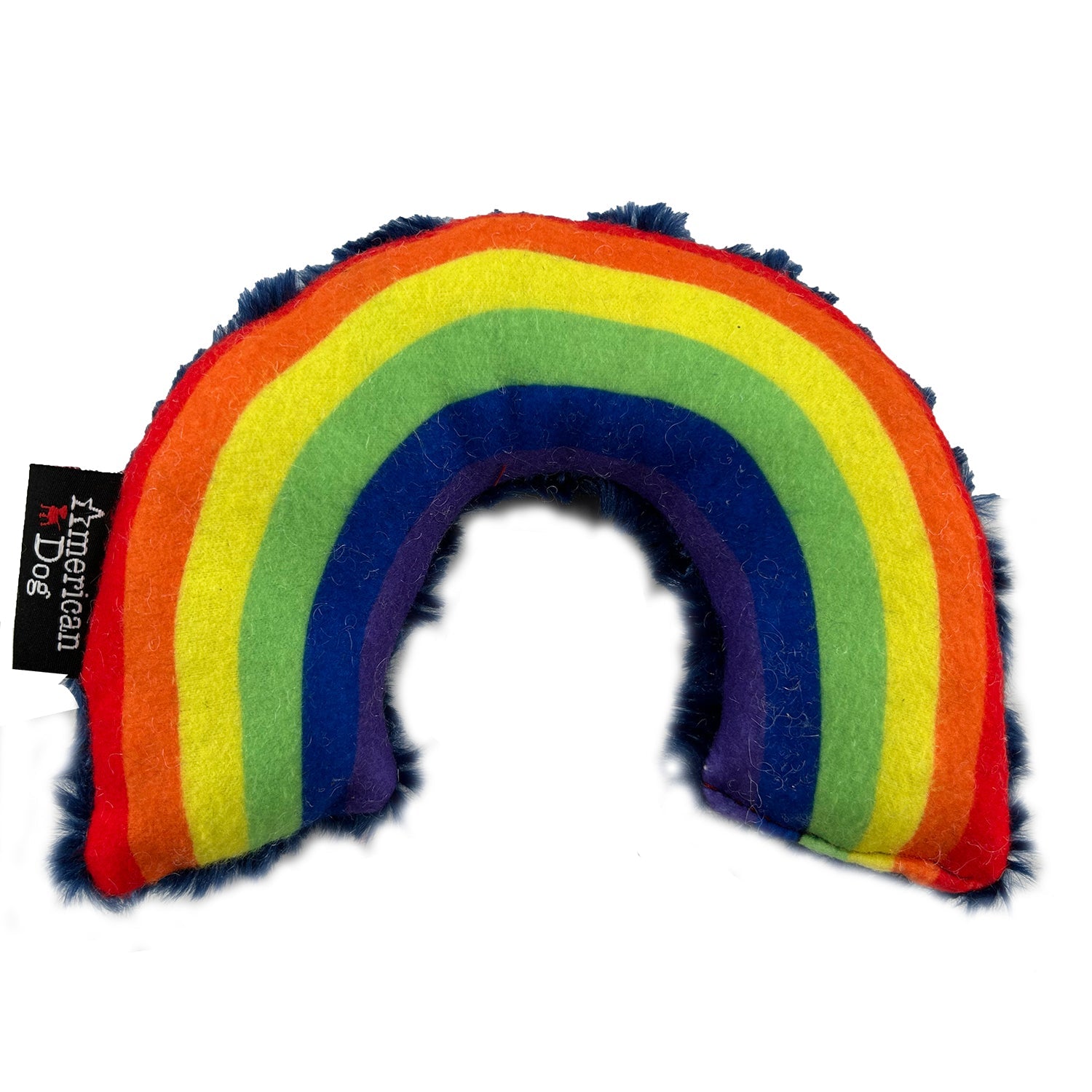Dog Toy Lucky Dog 9 Rainbow Plushie Interactive Plush Chew - main product image