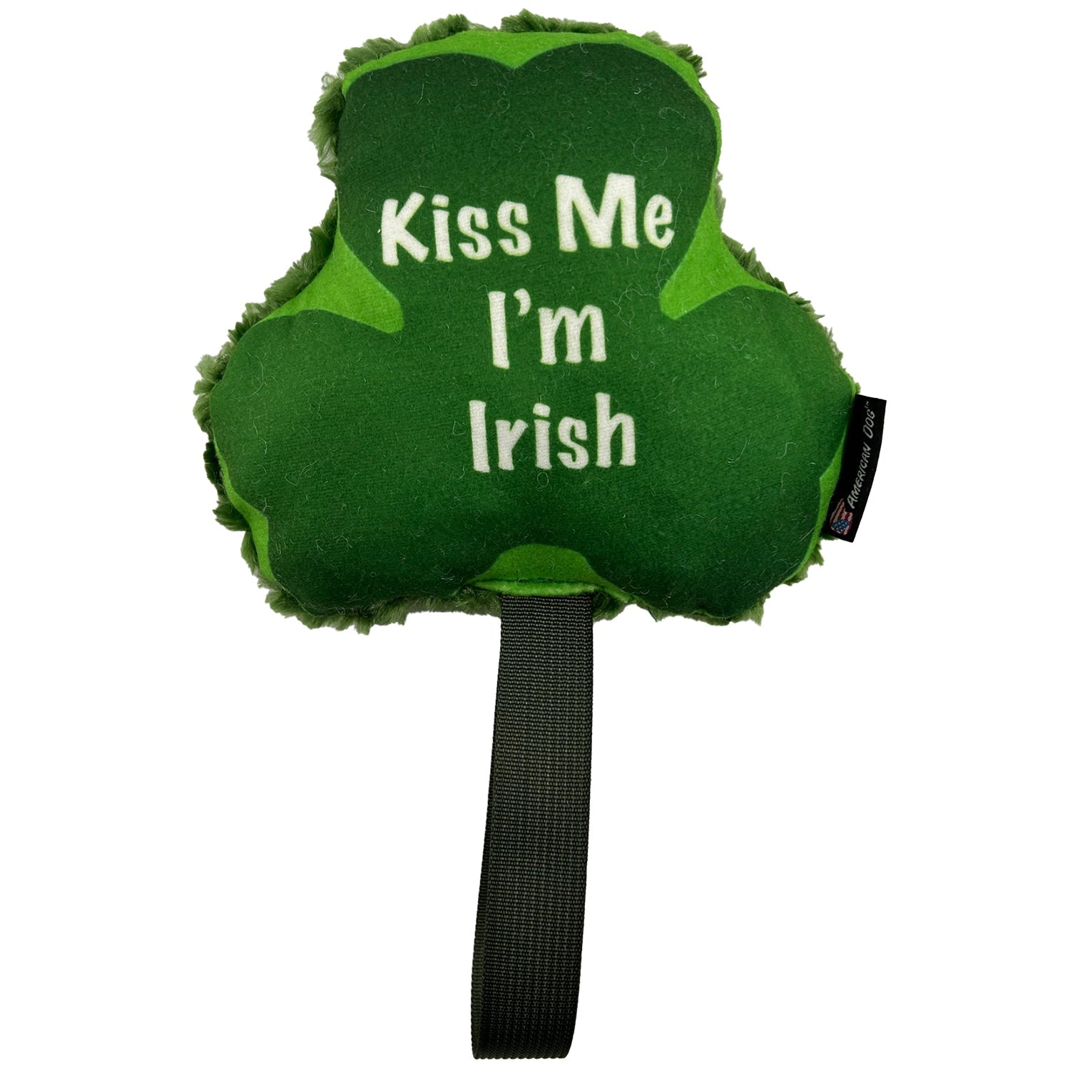 Dog Toy Lucky Dog 9 Shamrock Tug Interactive Plush Chew Play - main product image