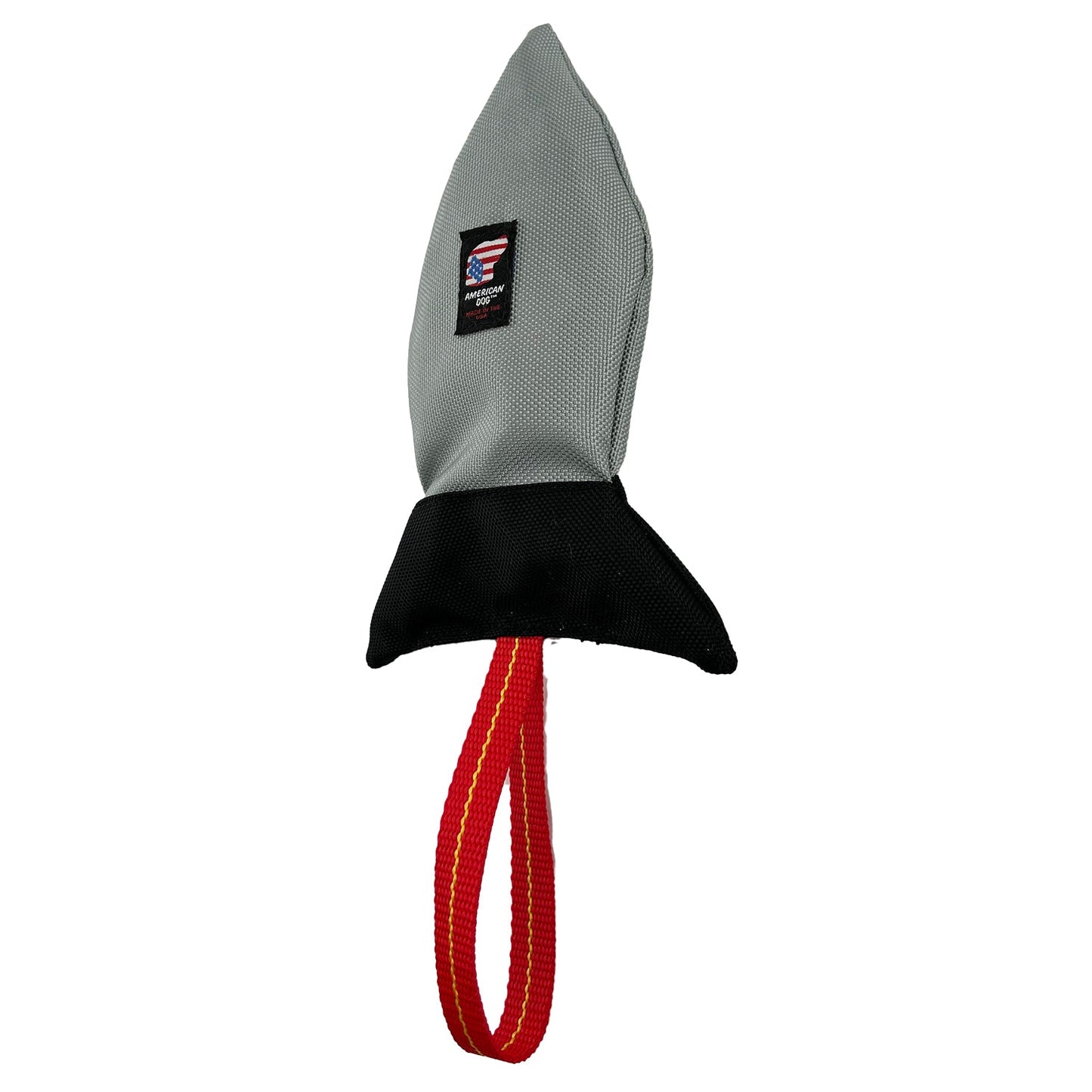 Dog Toy Lucky Dog 9 Rocket Ship Tug Interactive Plush Chew - detail view