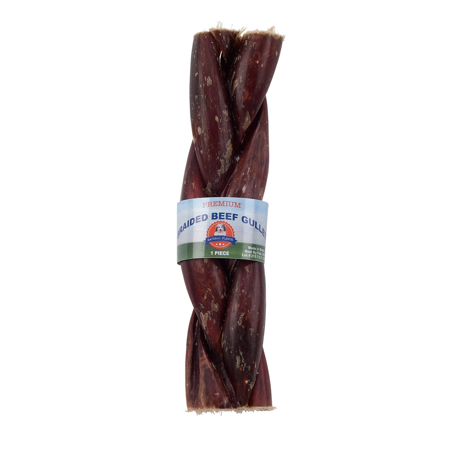 Lennox Braided Beef Gullet Dog Treats Premium - main product image