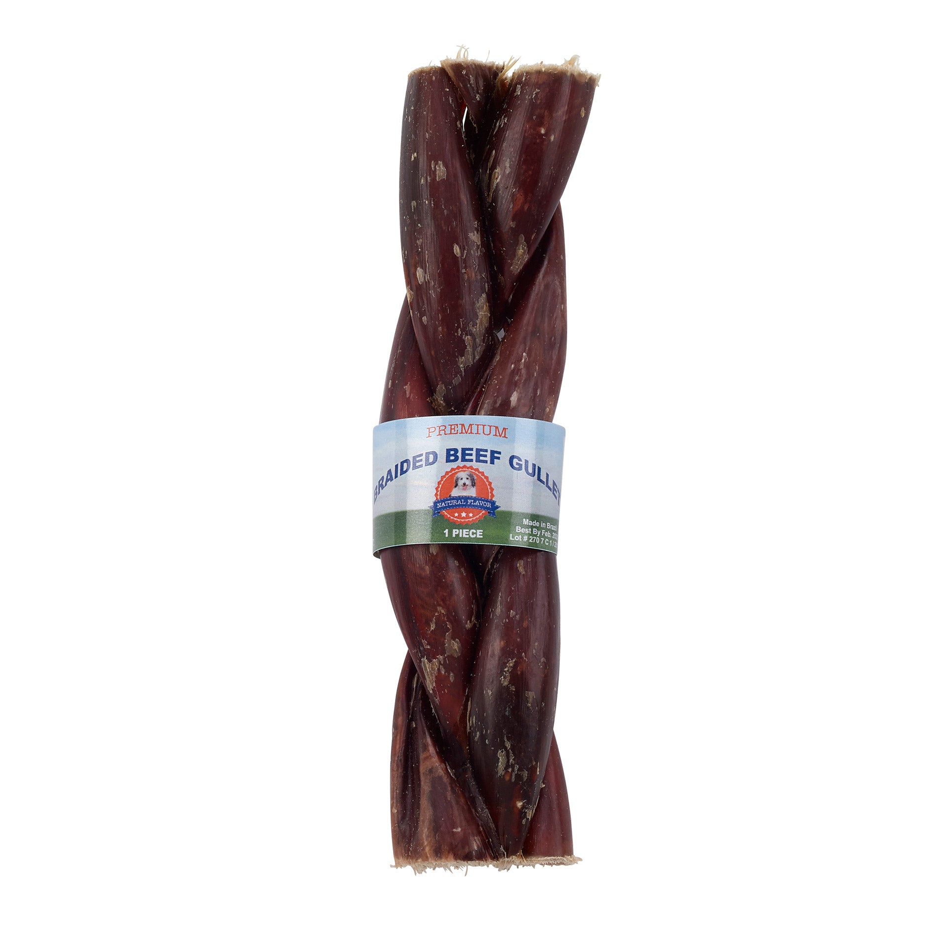 Lennox Braided Beef Gullet Dog Treats Premium - main product image