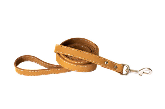 Dog Collar Pro Line Hunting Khaki Leather Leash for Comfort - main product image for dog collar