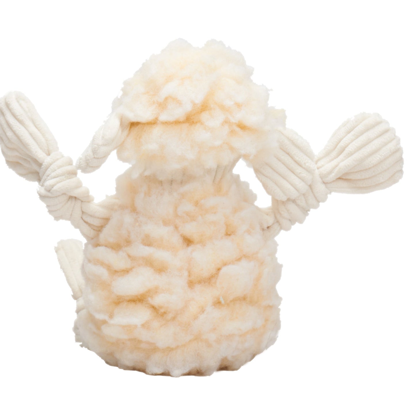 Dog Toy Louise Lamb HuggleFleece FlufferKnottie Plush Toy main product image for dogs and cats