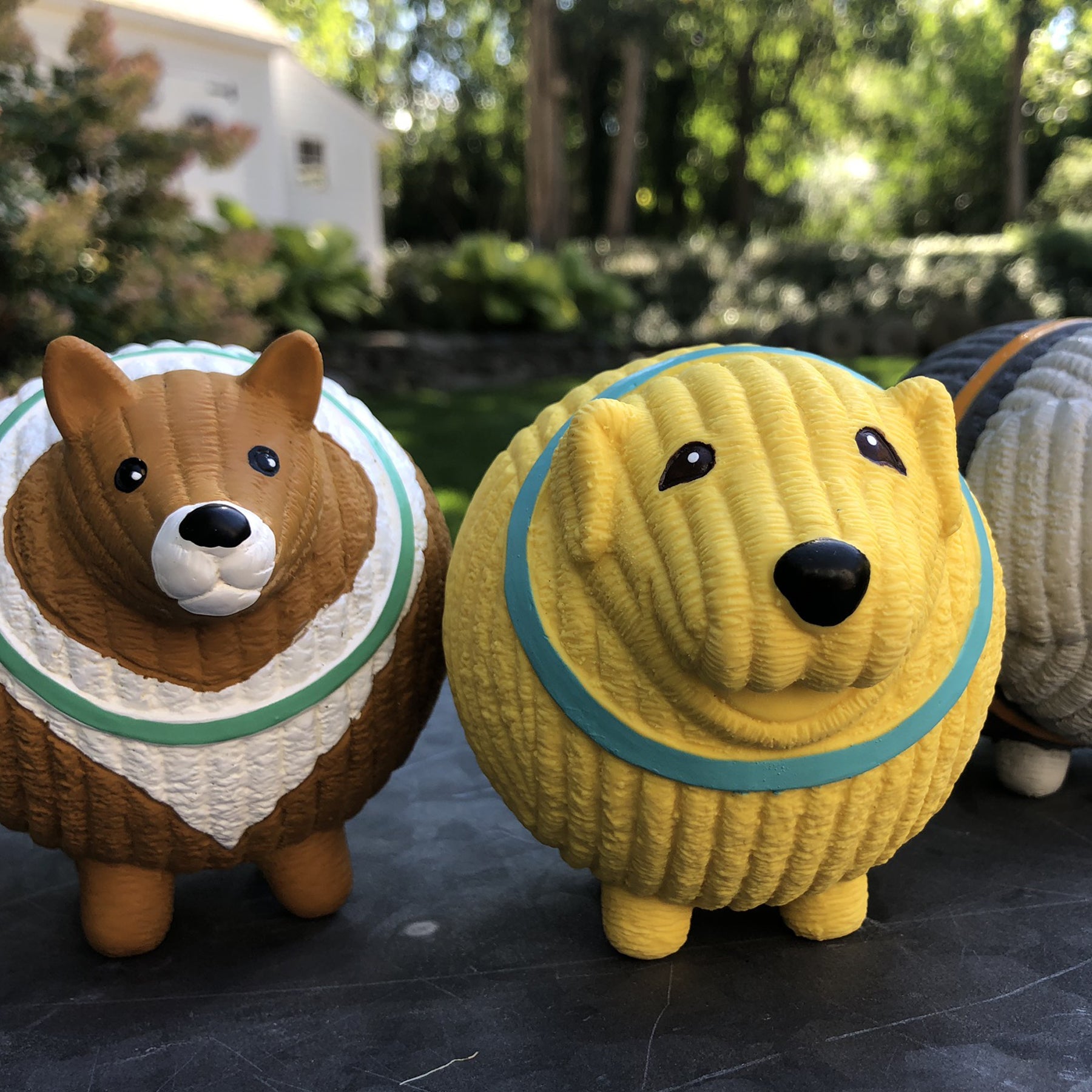 Dog Toy Assorted Ruff-Tex HuggleMutt Latex Balls Toys Pack main product image for dogs and cats