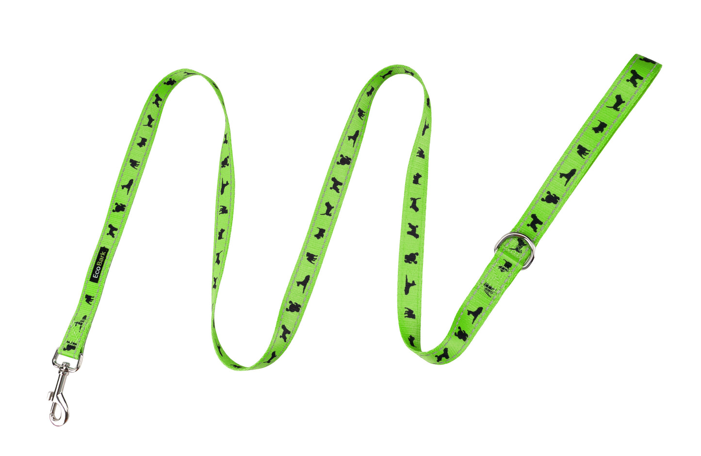 Dog Leash EcoBark Green Leash- Padded Comfort Grip Leash 4ft - gallery product image for dog leash