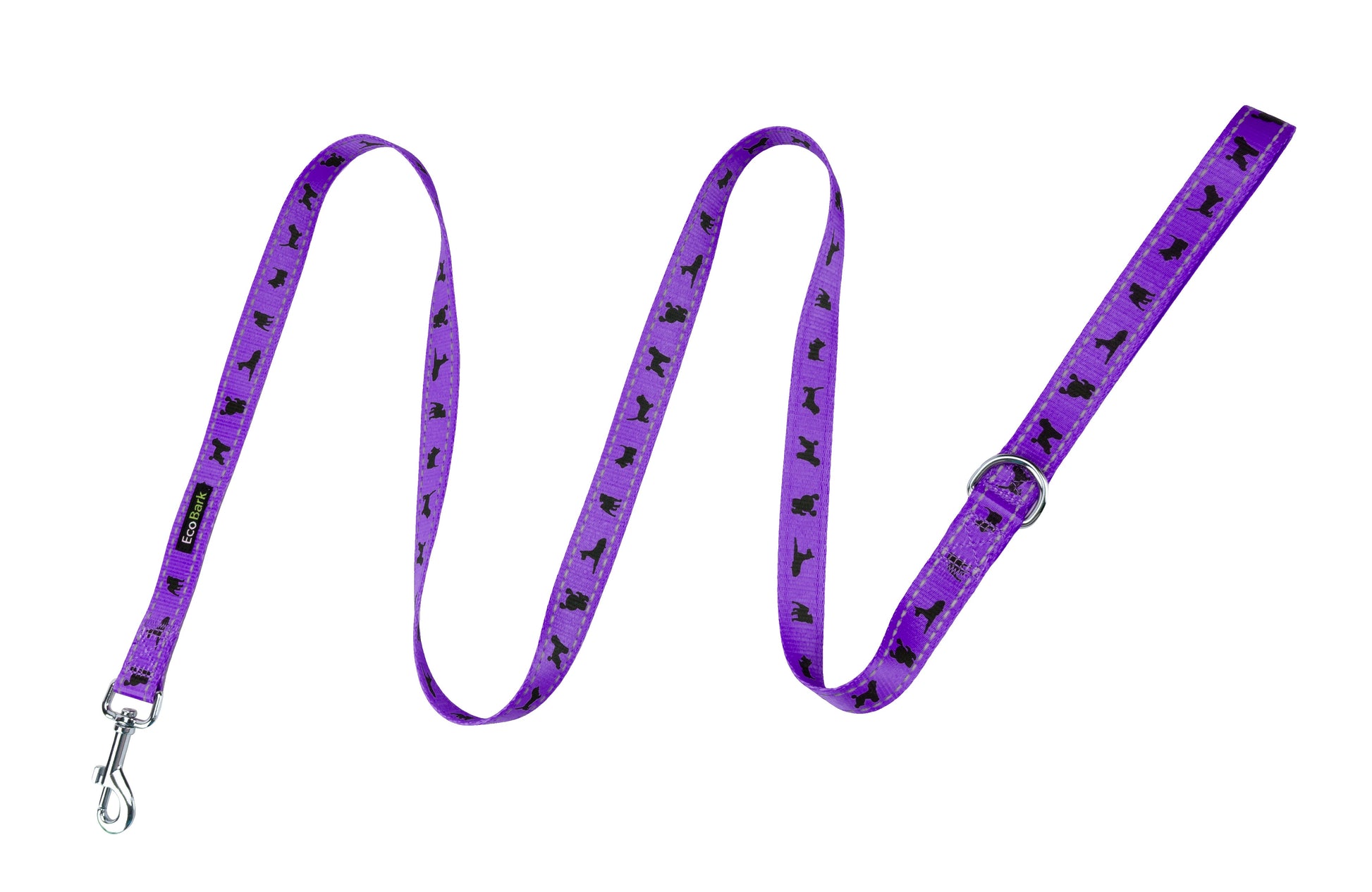 Dog Leash EcoBark Purple Leash- Padded Comfort Grip Leash - gallery product image for dog leash