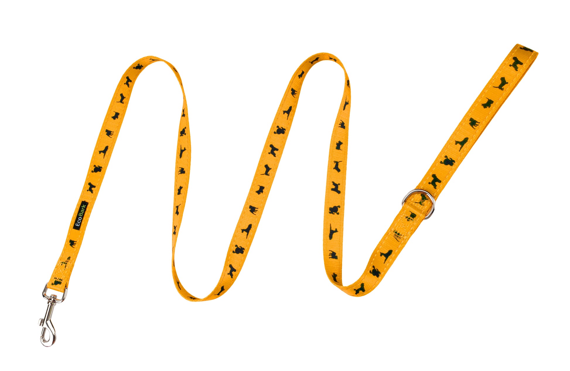 Dog Leash EcoBark Yellow Leash- Padded Comfort Grip Padded - gallery product image for dog leash