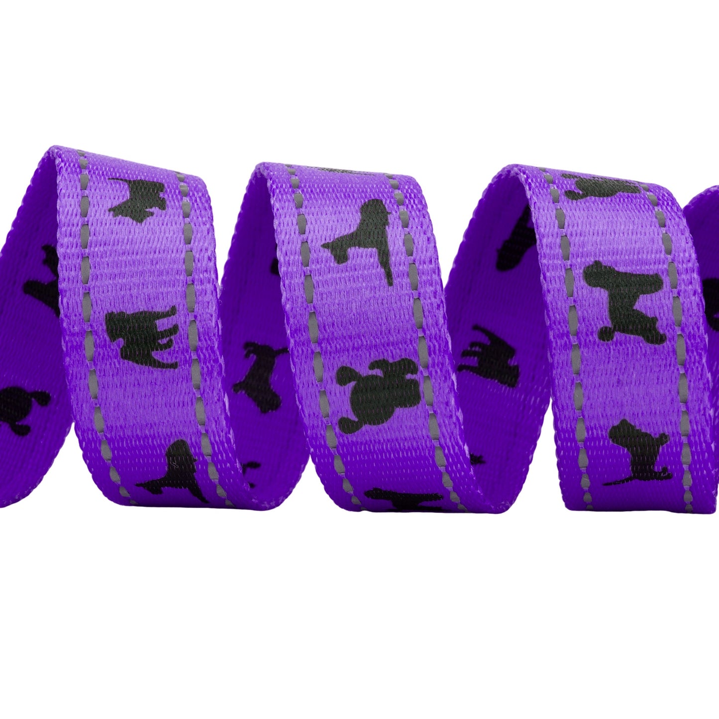 Dog Leash EcoBark Purple Leash- Padded Comfort Grip Leash - gallery product image for dog leash