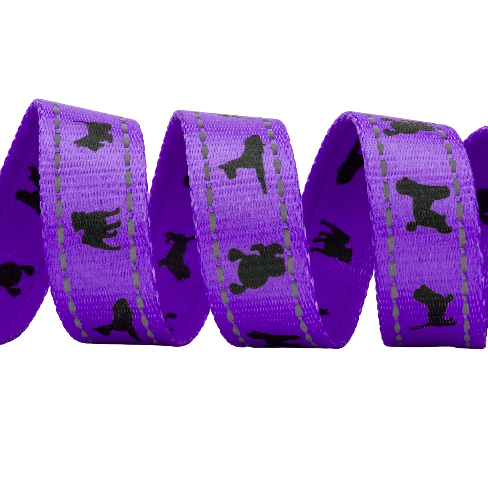 Dog Leash EcoBark Purple Leash- Padded Comfort Grip Leash - gallery product image for dog leash