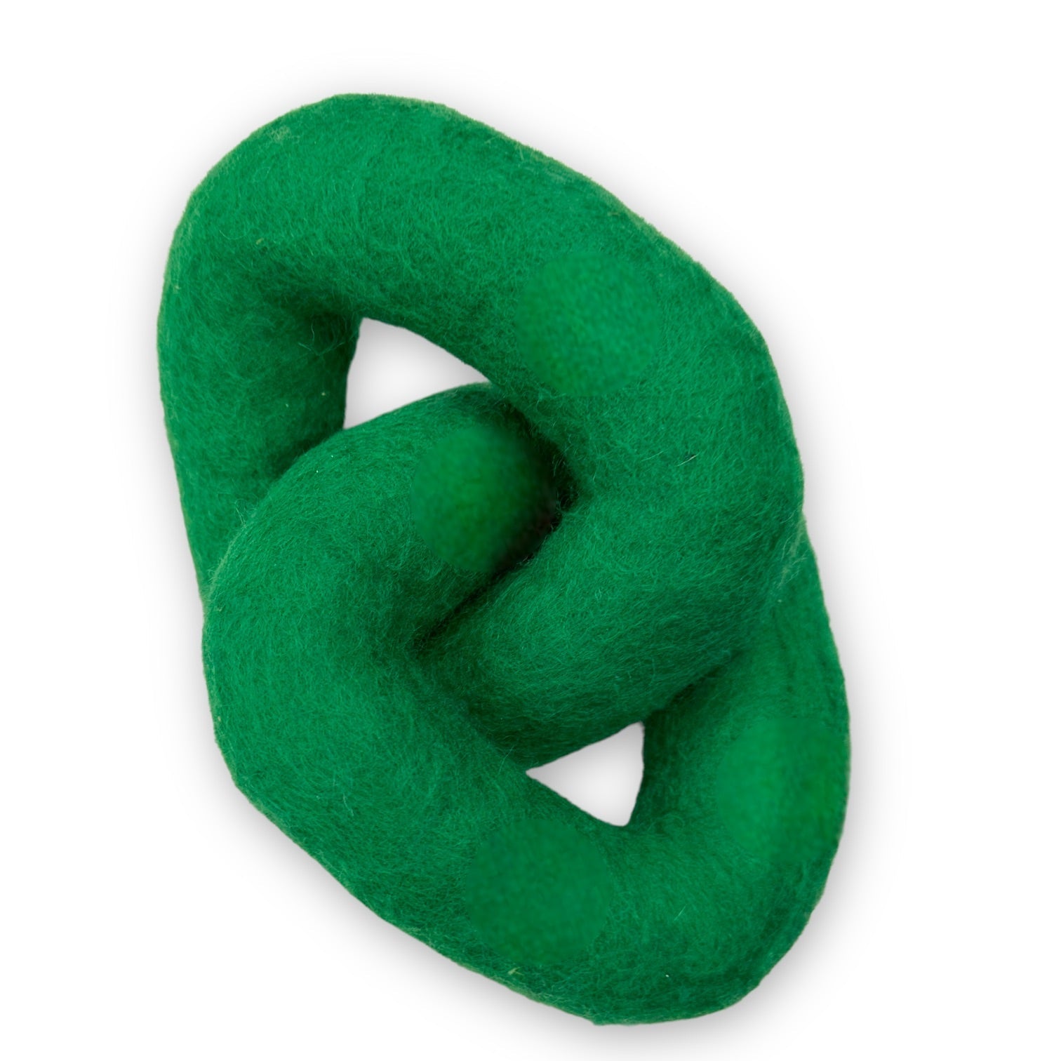 Loop Felt Dog Toy - detail view