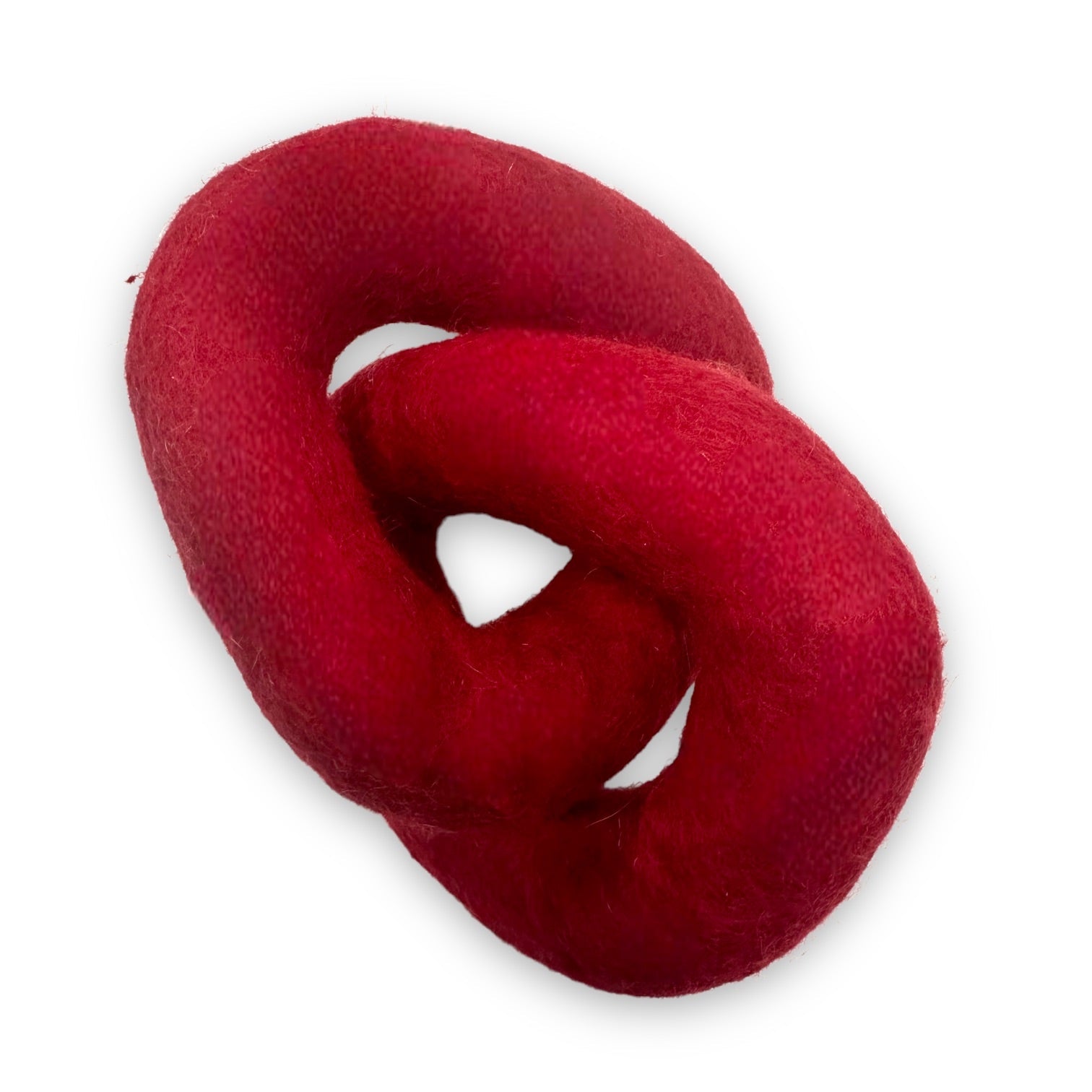 Loop Felt Dog Toy - close up view