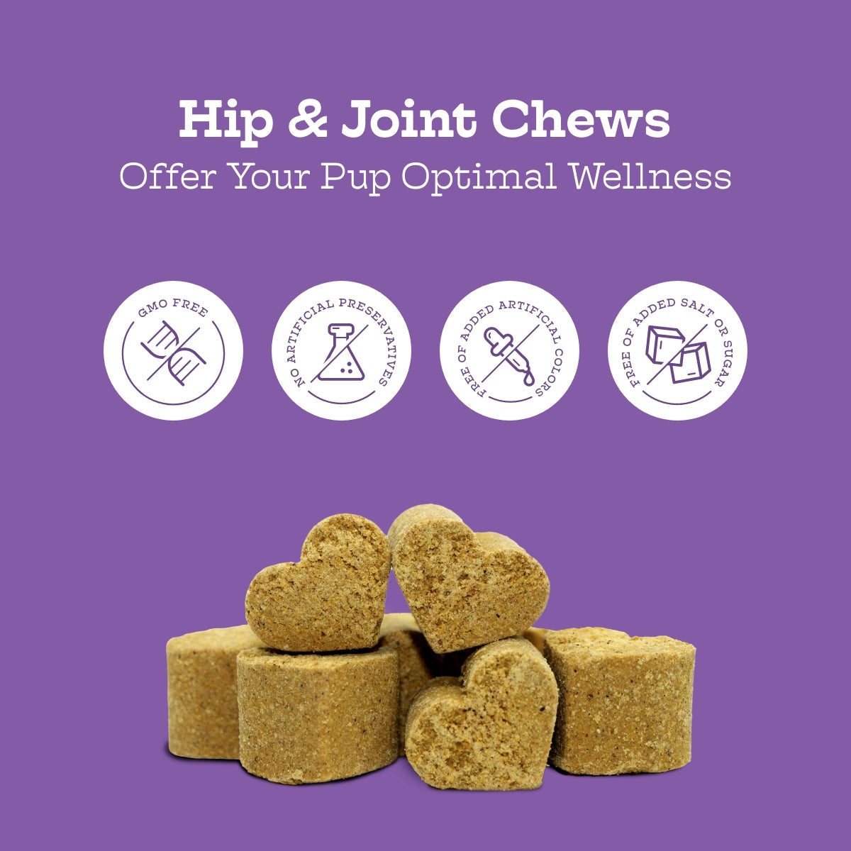 Hip & Joint Chews - detail view