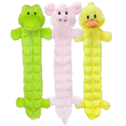 Multipet Long Squeaker Mat Assorted Animals 24 Interactive - main product image