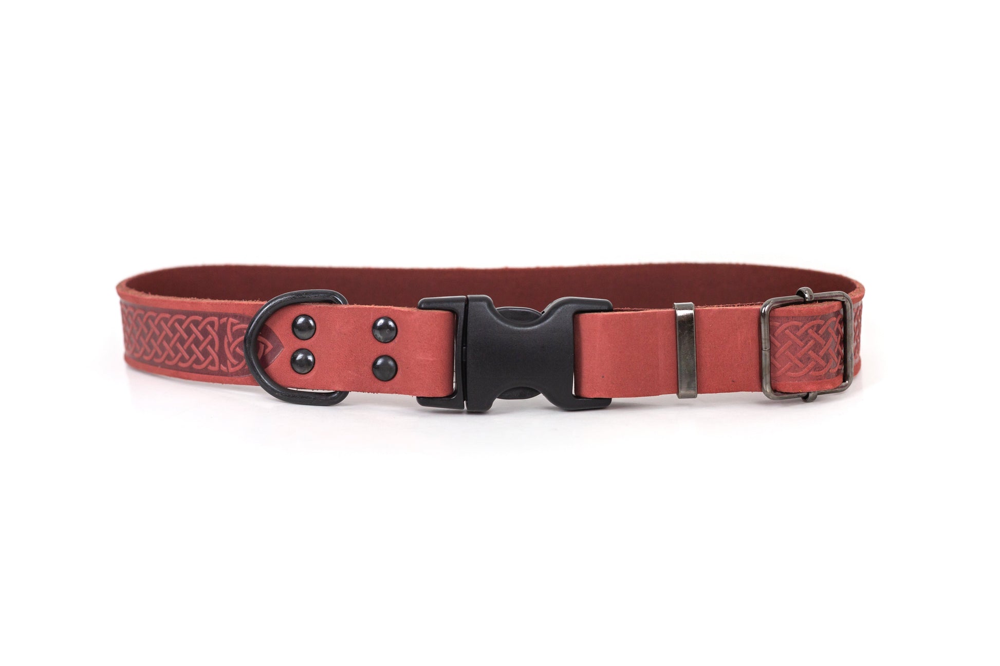 Dog Collar Celtic Sport Coral Reef Leather Collar Essential - main product image for dog collar