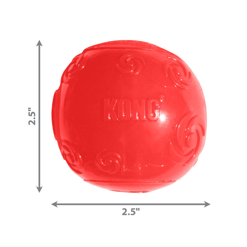 KONG Squeezz Ball Fetch Dog Toy Durable Play - gallery image 5