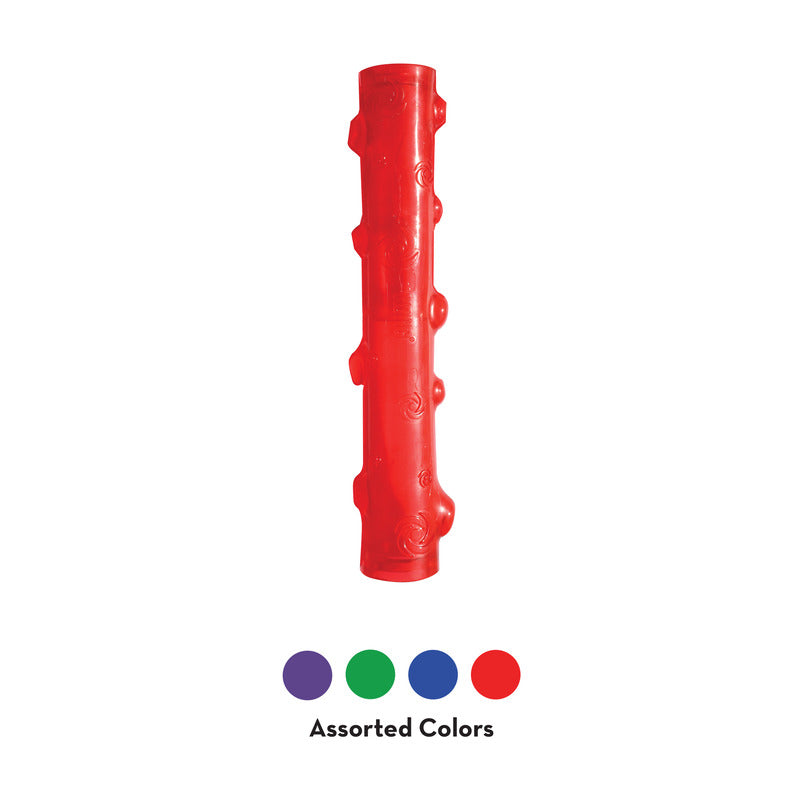 KONG Squeezz Stick Interactive Dog Toy Durable Play - close up view