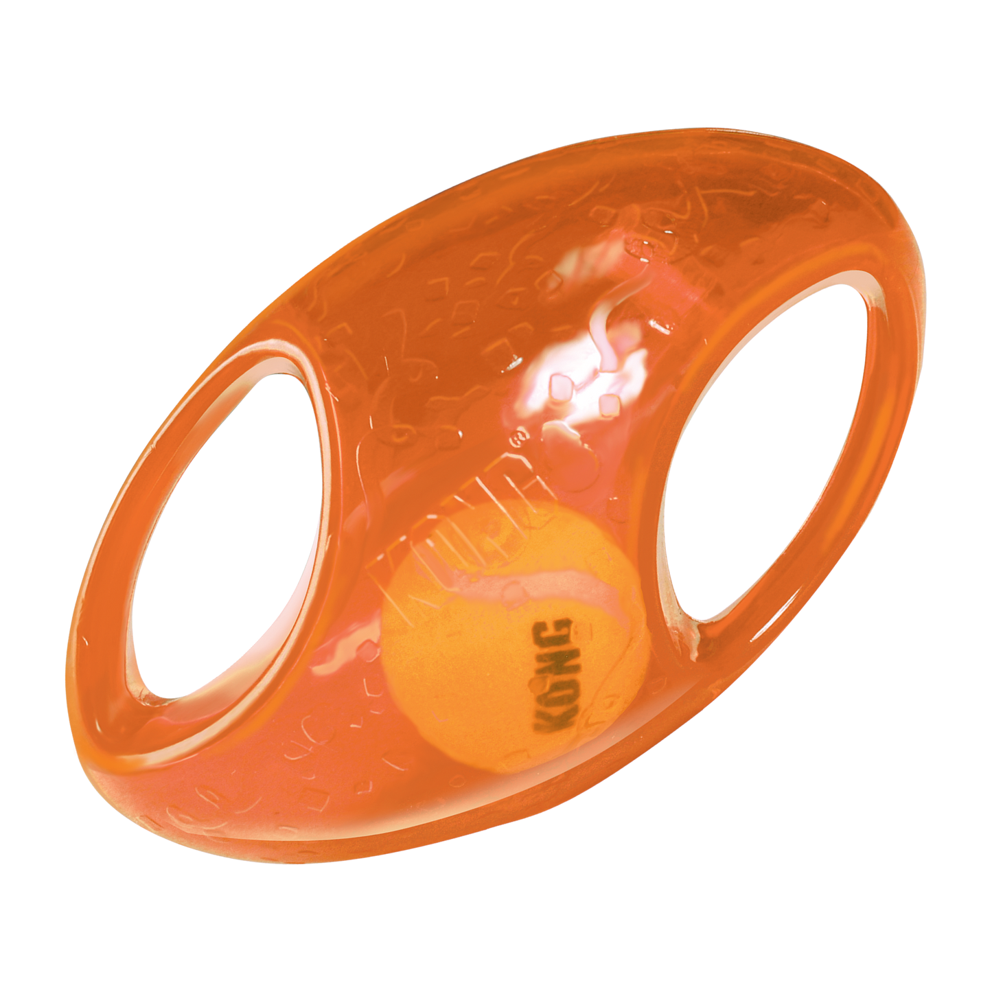 KONG Jumbler Football Fetch Dog Toy Durable Play - main product image
