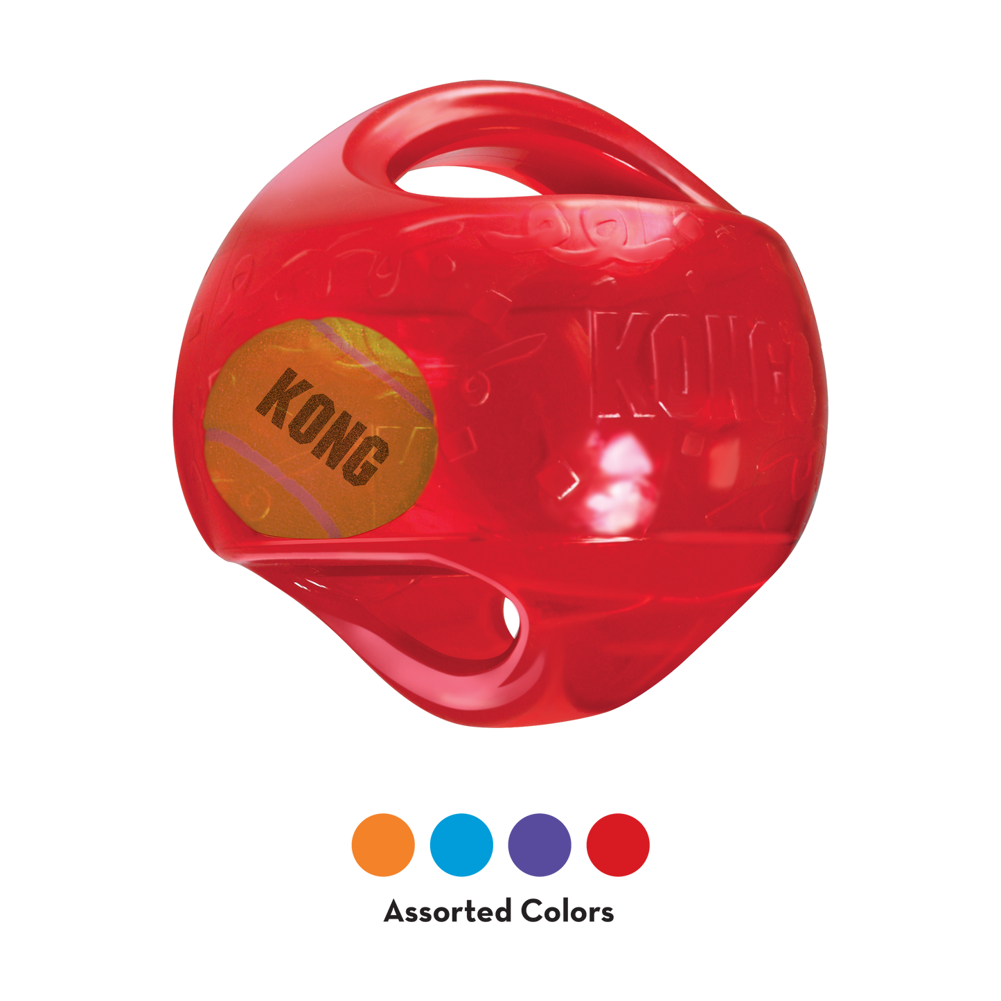 KONG Jumbler Ball Fetch Dog Toy Durable Play - detail view