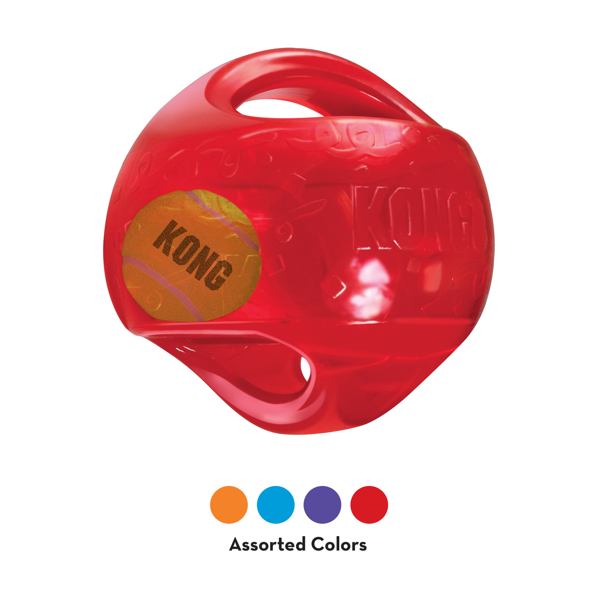 KONG Jumbler Ball Fetch Dog Toy Durable Play - detail view