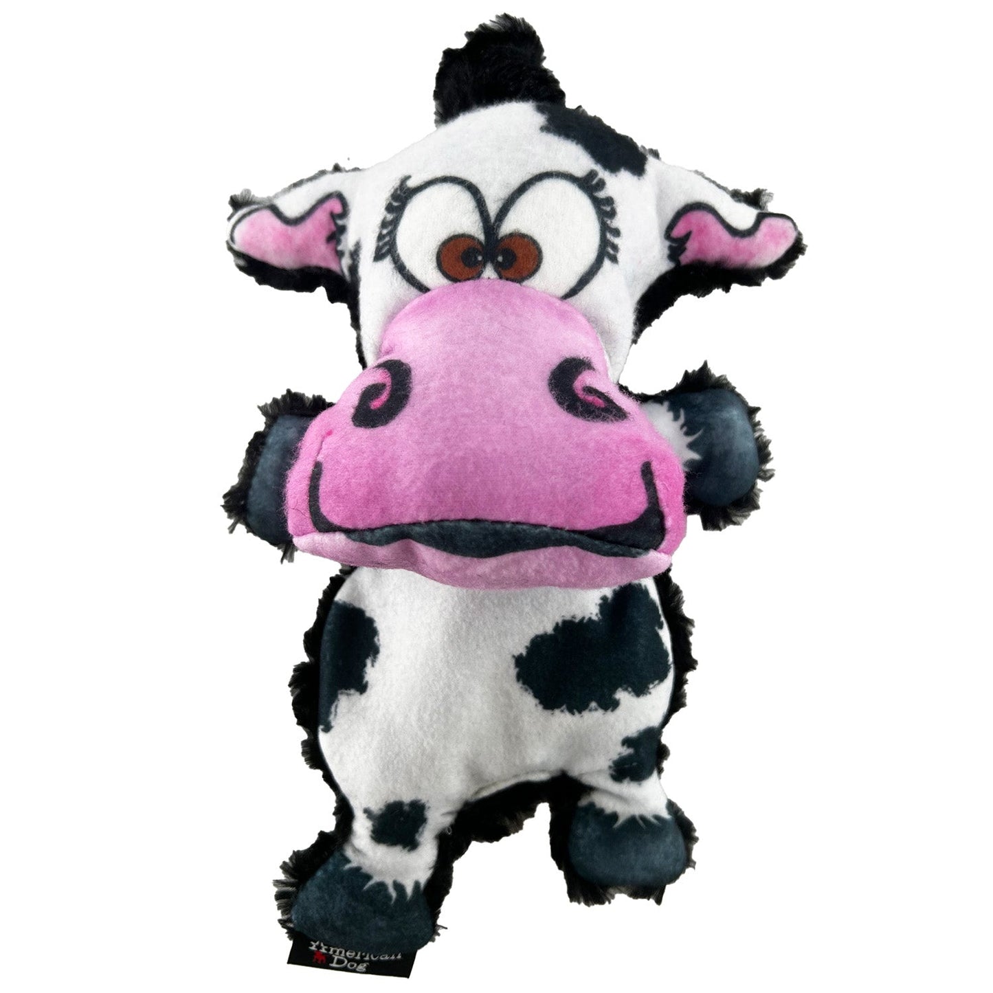 Dog Toy Moo Ria The Cow Interactive Plush Chew Play Durable - main product image for Dog Toys