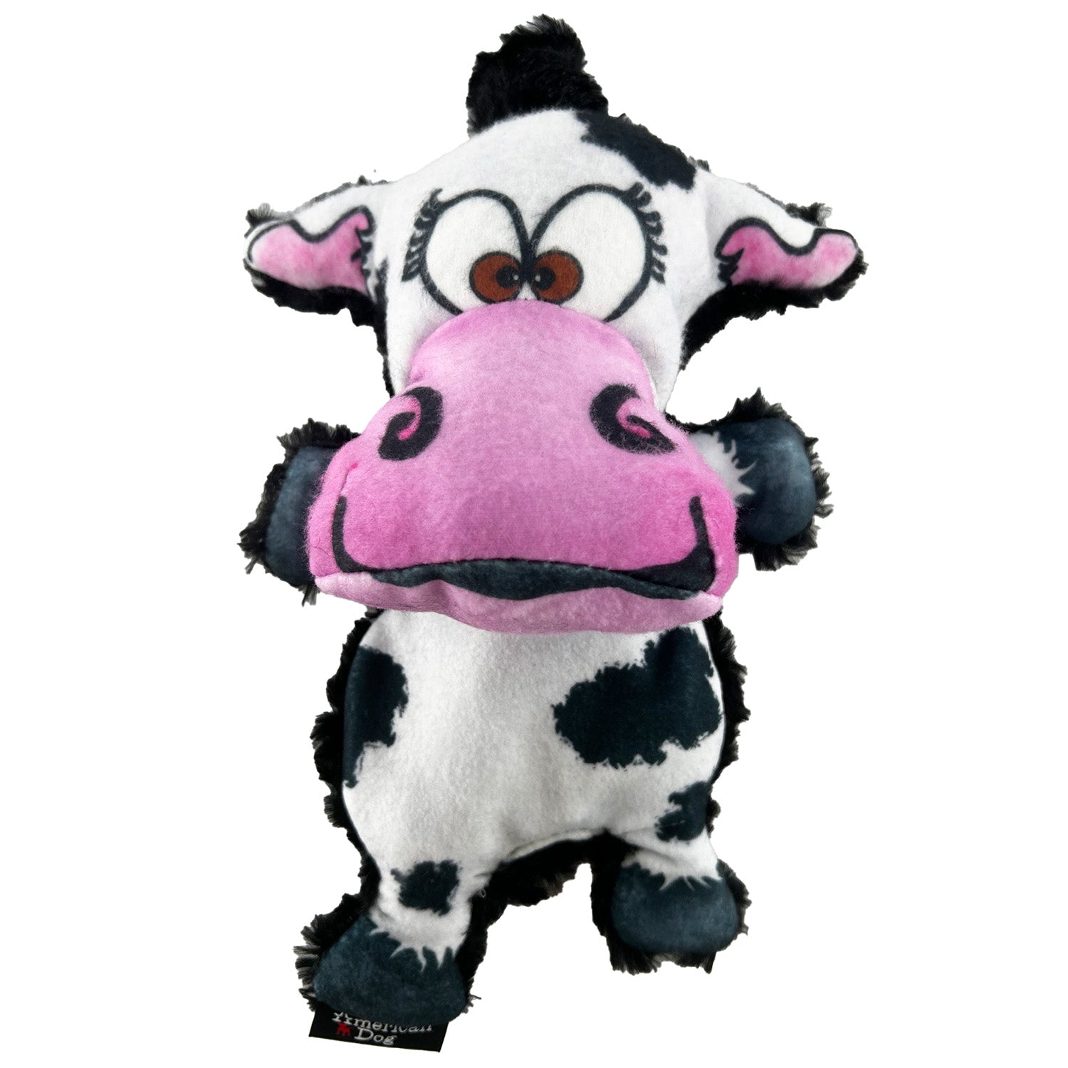 Dog Toy Moo Ria The Cow Interactive Plush Chew Play Durable - main product image for Dog Toys