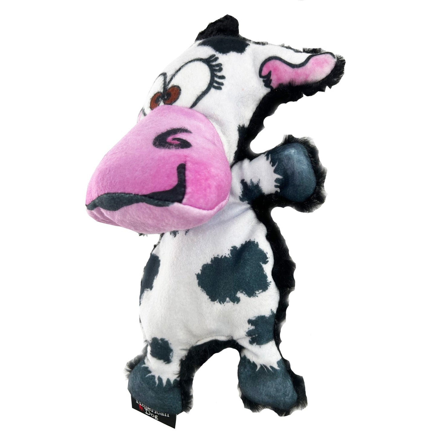 Dog Toy Moo Ria The Cow Interactive Plush Chew Play Durable - detail view for Dog Toys