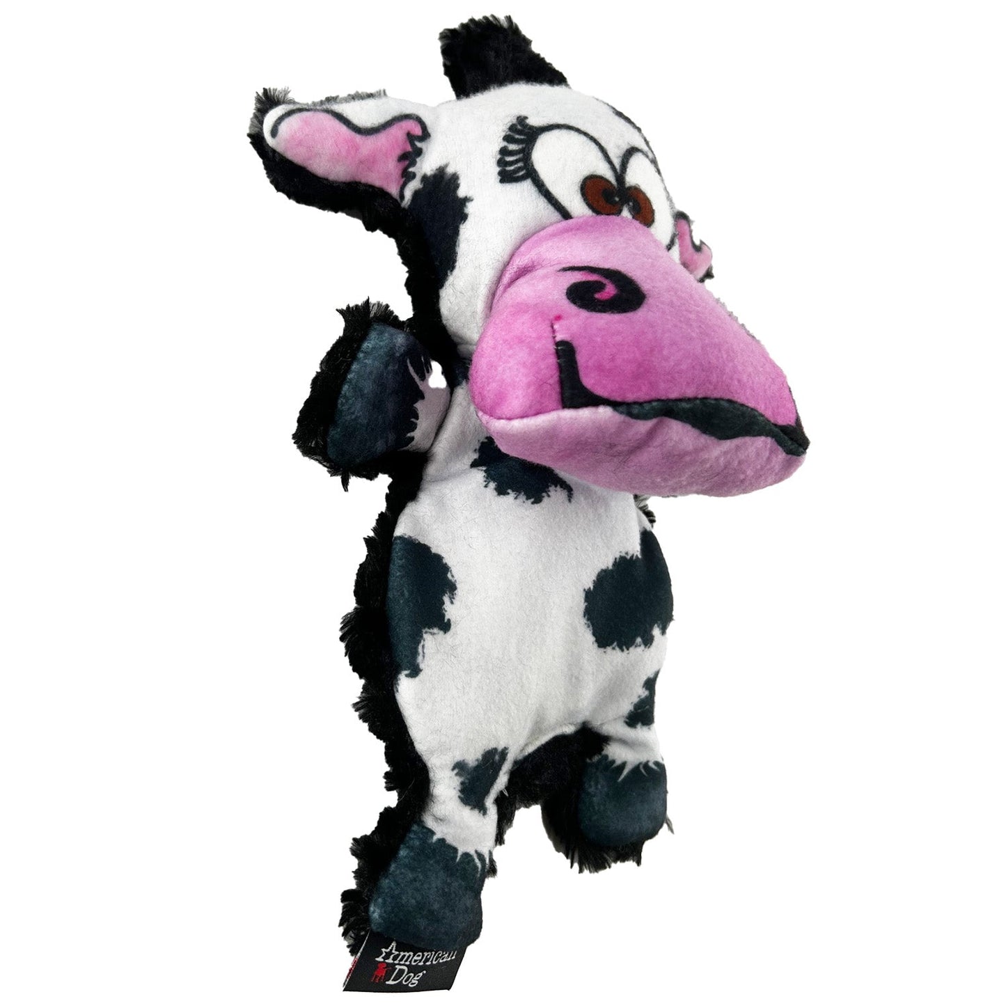 Dog Toy Moo Ria The Cow Interactive Plush Chew Play Durable - lifestyle view for Dog Toys