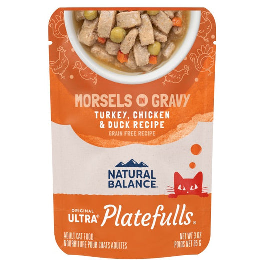 Natural Balance Cat Pouch Turkey Chicken Duck 3Oz Wet Cat - main product image