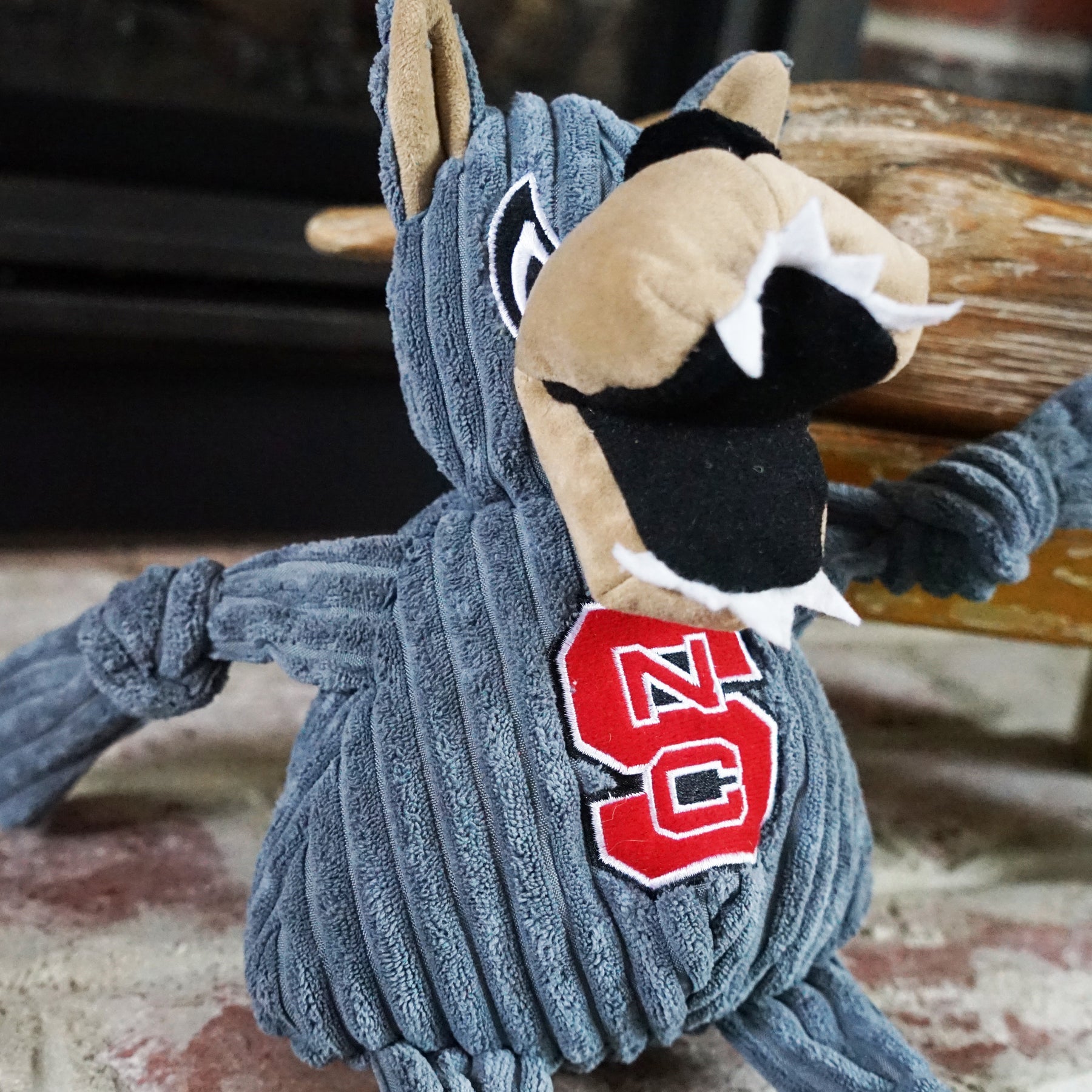 Dog Toy NCAA North Carolina State University Mr Wuf Knottie main product image for dogs and cats