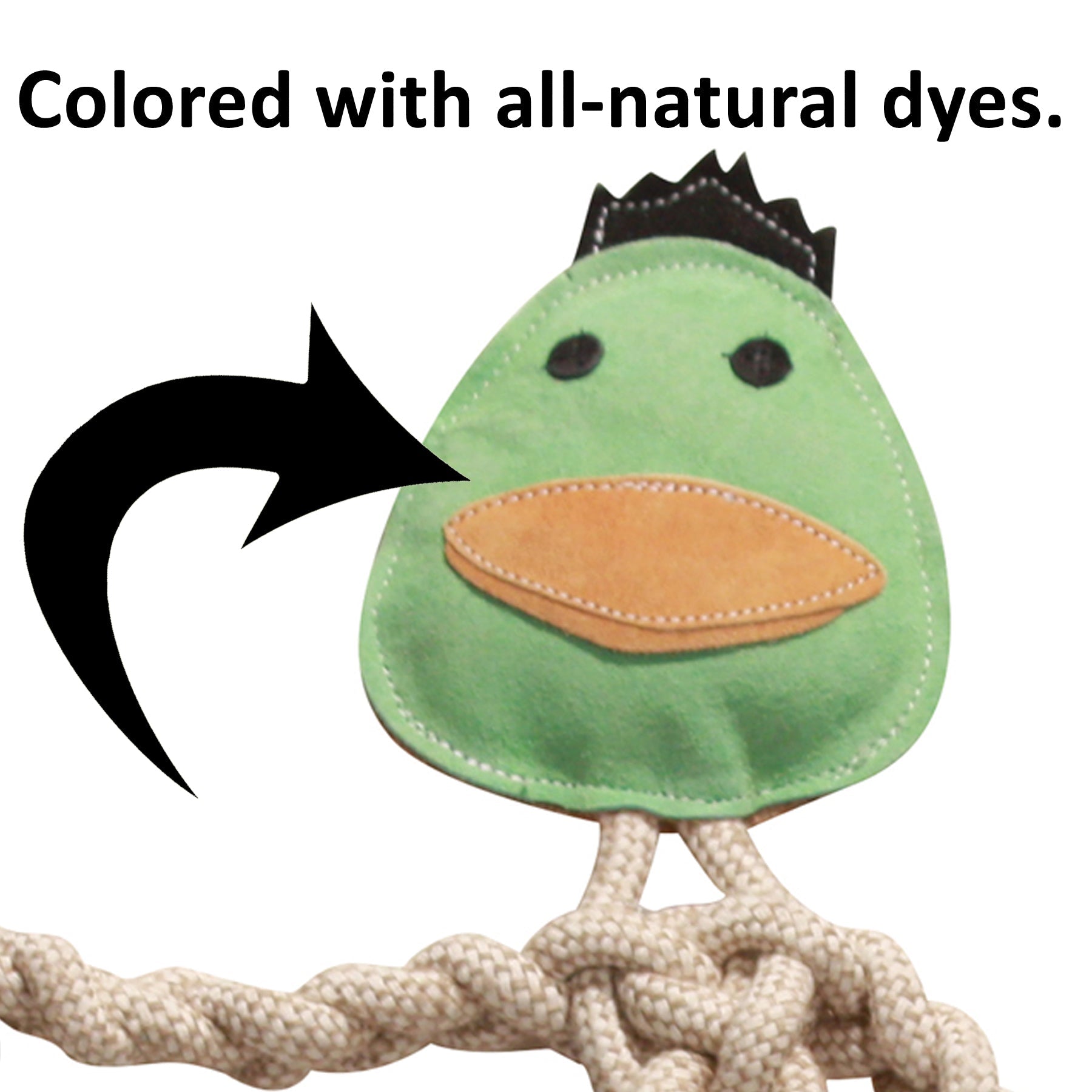 Dog Toy Natural Leather Wee Buddies Sock Monkey Raccoon Toys main product image for dogs and cats