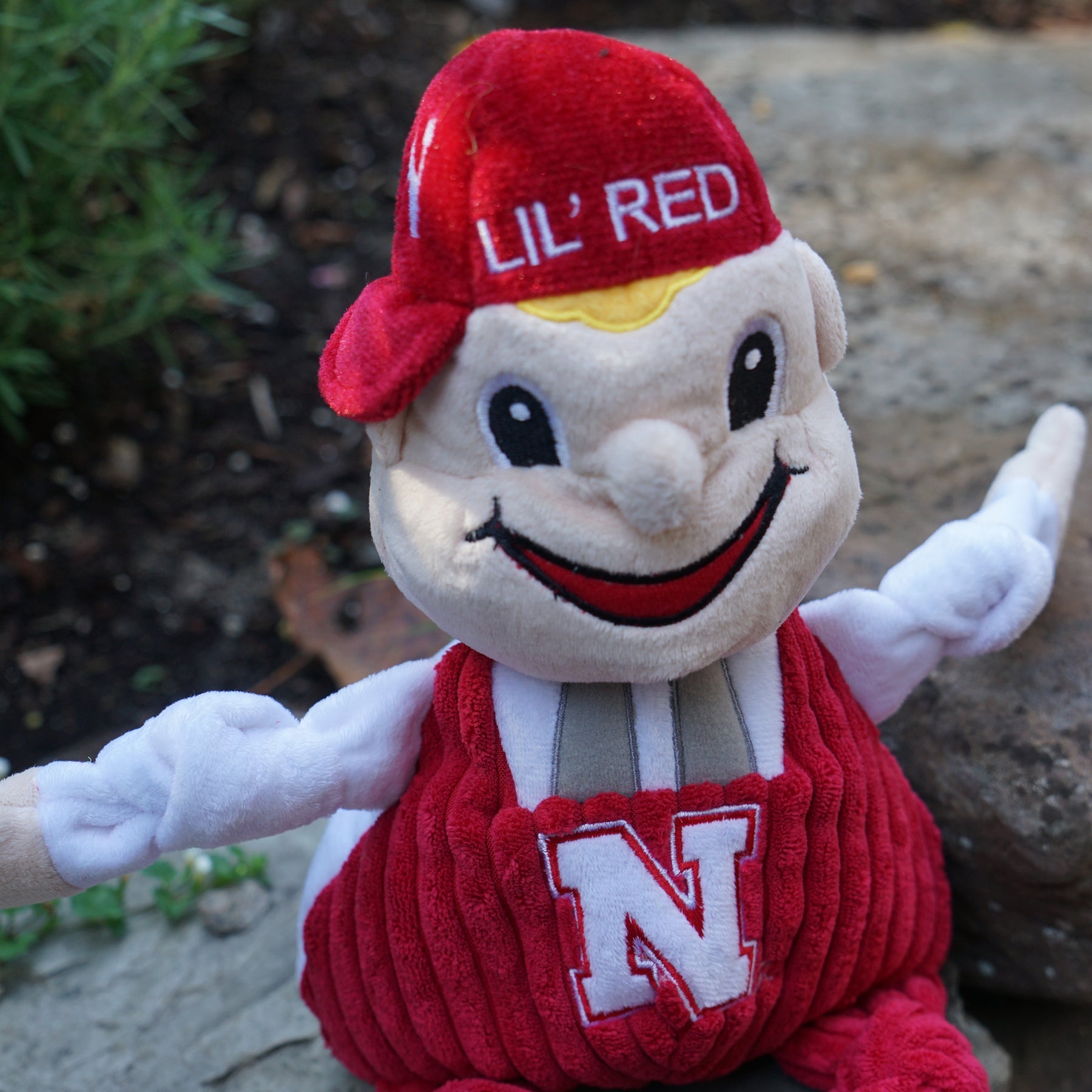 Dog Toy NCAA University of Nebraska Lil Red Knottie Plush main product image for dogs and cats