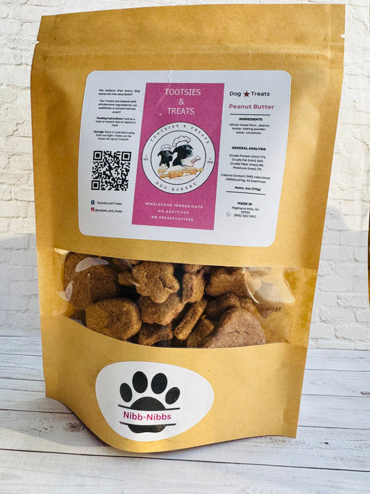Dog Treats Premium Peanut Butter Chews 6oz Training Rewards - detail view