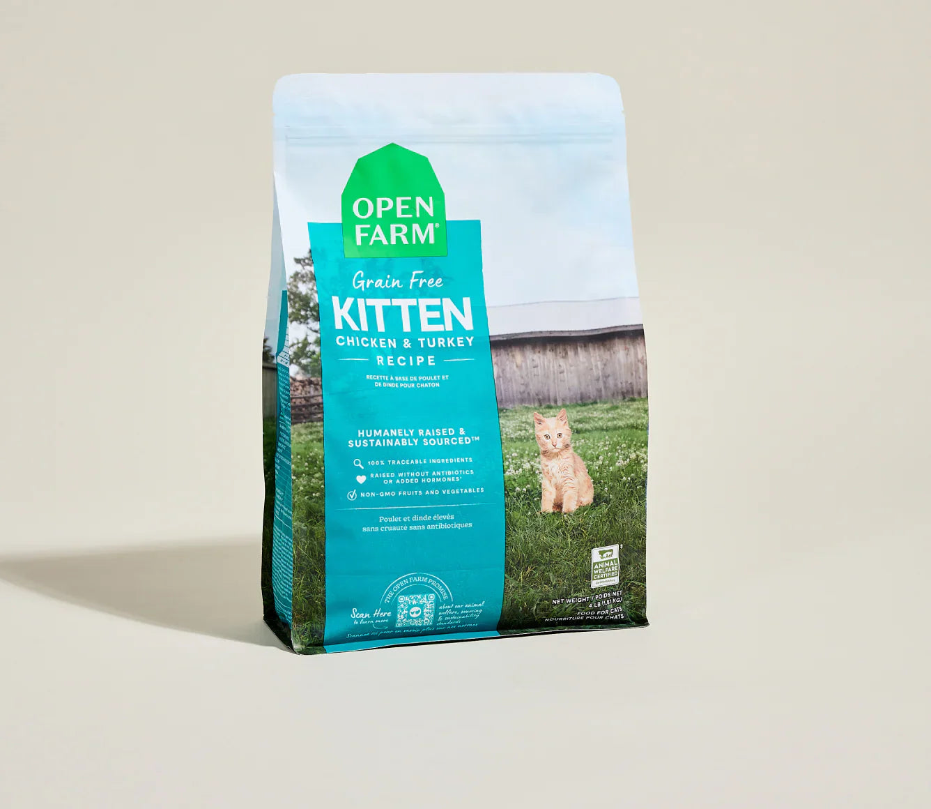 Open Farm Cat Grain Free Kitten Dry Cat Food Premium - main product image
