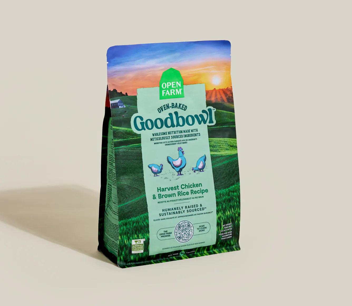 Open Farm Goodbowl Harvest Chicken Brown Rice Dry Dog Food 3 - main product image
