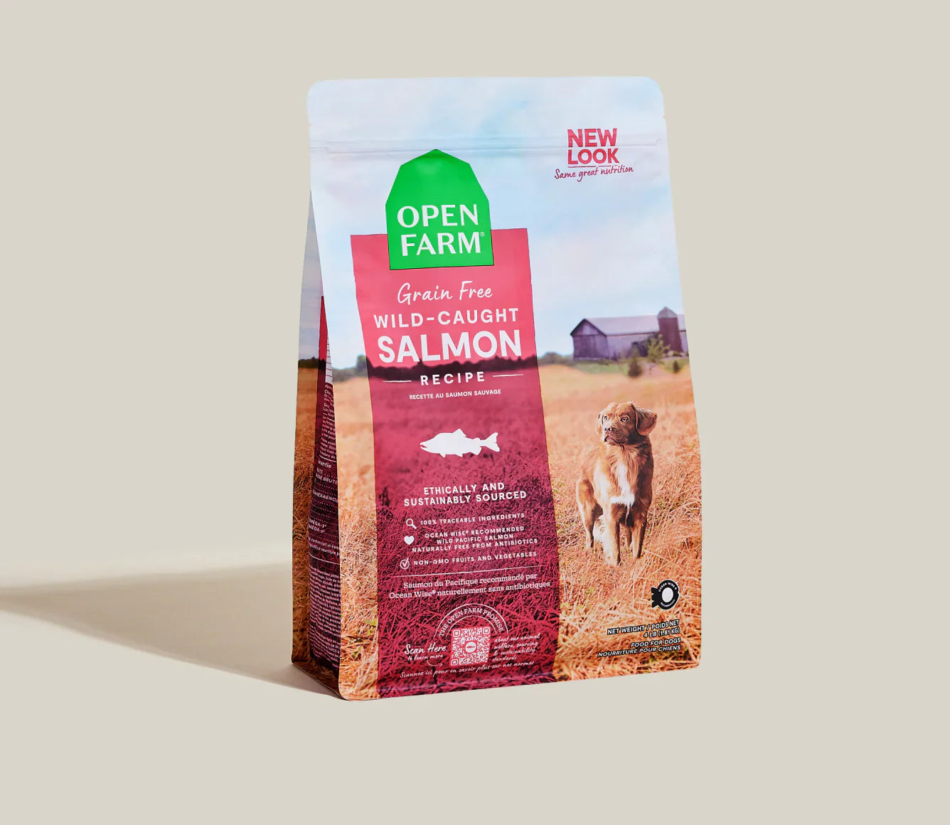 Open Farm Grain Free Wild Caught Salmon Dry Dog Food Dry Dog - main product image