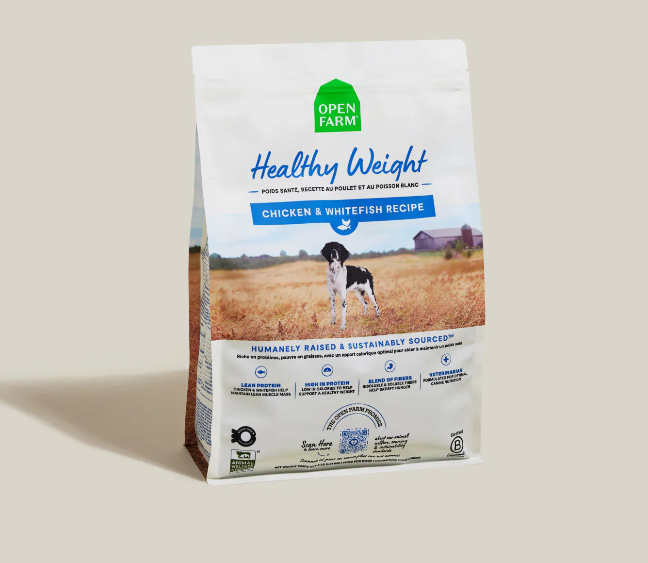 Open Farm Chicken & Whitefish Healthy Weight Dry Dog Food - main product image