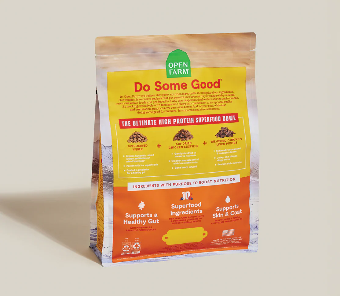 Open Farm Epic Blend Chicken Superfood Dry Dog Food Dry Dog - detail view