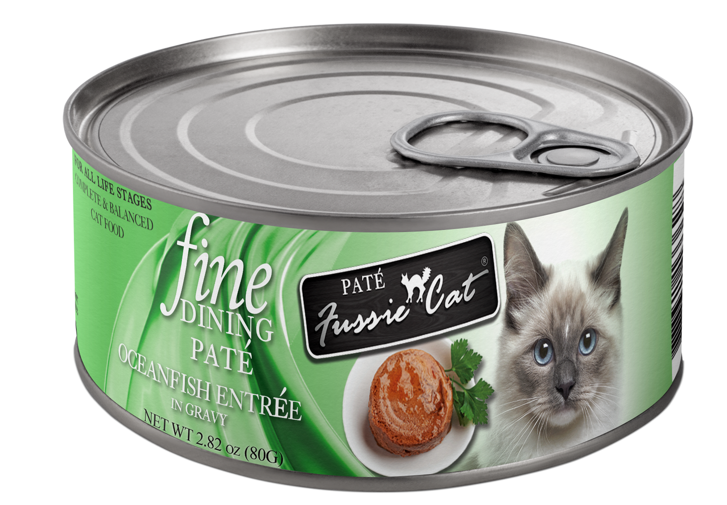 Fussie Cat Fine Dining Pate Oceanfish Entree In Gravy 2 82Oz - main product image