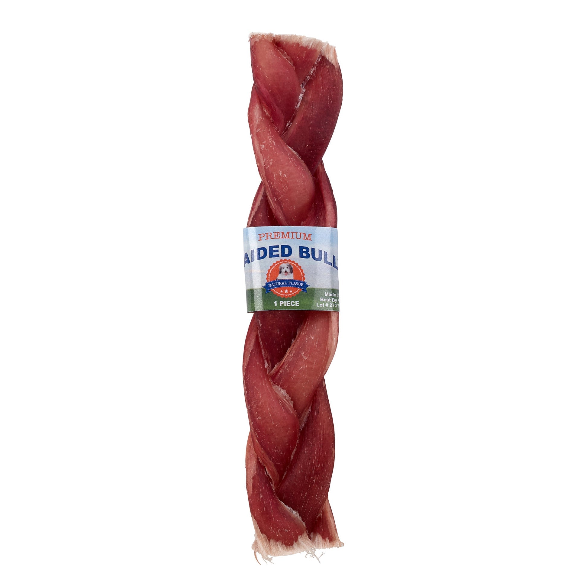 Lennox Odor Free Braided Bully Sticks Dog Treats Premium - main product image