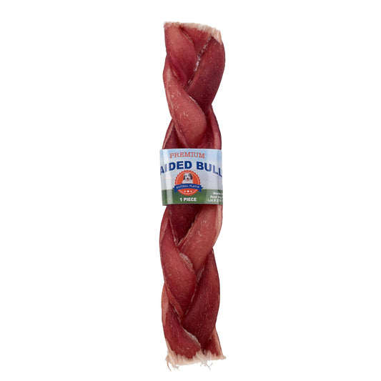Lennox Odor Free Braided Bully Sticks Dog Treats Premium - main product image
