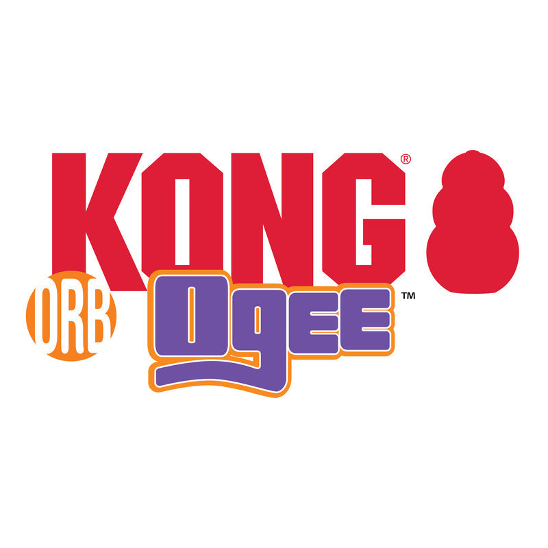 KONG Ogee Orb Interactive Dog Toy Durable Play - gallery image 6