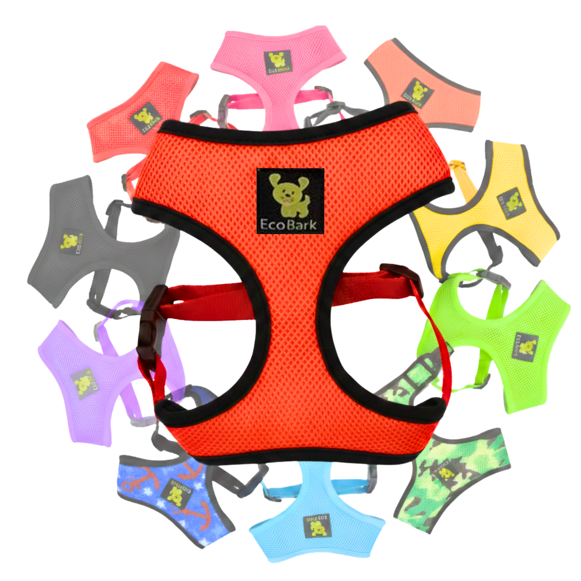 Dog Harness Over-the-Head Harnesses Max Comfort 18 Colors - main product image for dog harness