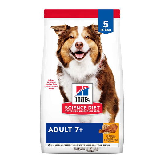 Hills Science Diet Senior 7 Chicken Meal Barley Rice Recipe - main product image