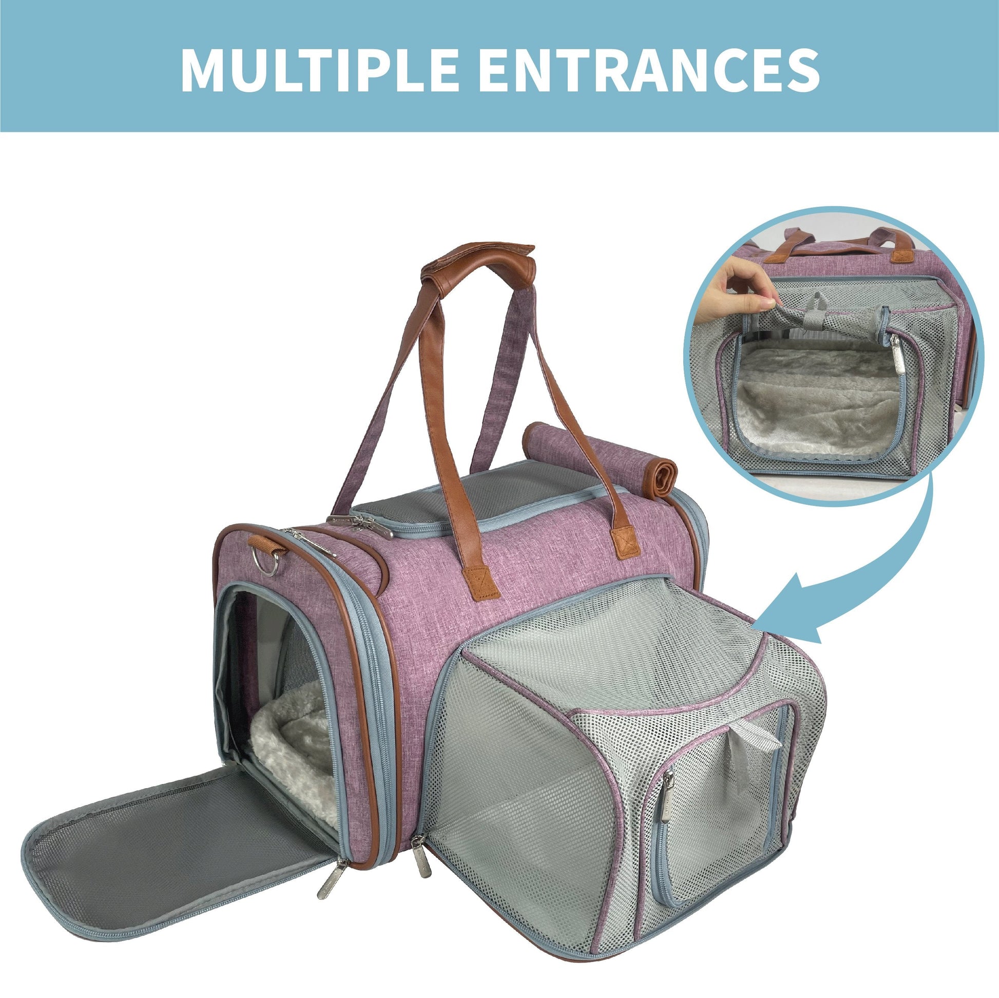 Mr. Peanut's Gold Series Mini Size Airline Compliant Expandable Pet Carrier - gallery image 10
