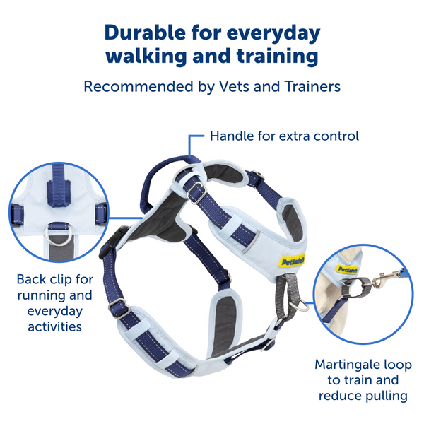 Petsafe Dog Easy Walk Comfort Harness Blue Adjustable Dog - detail view