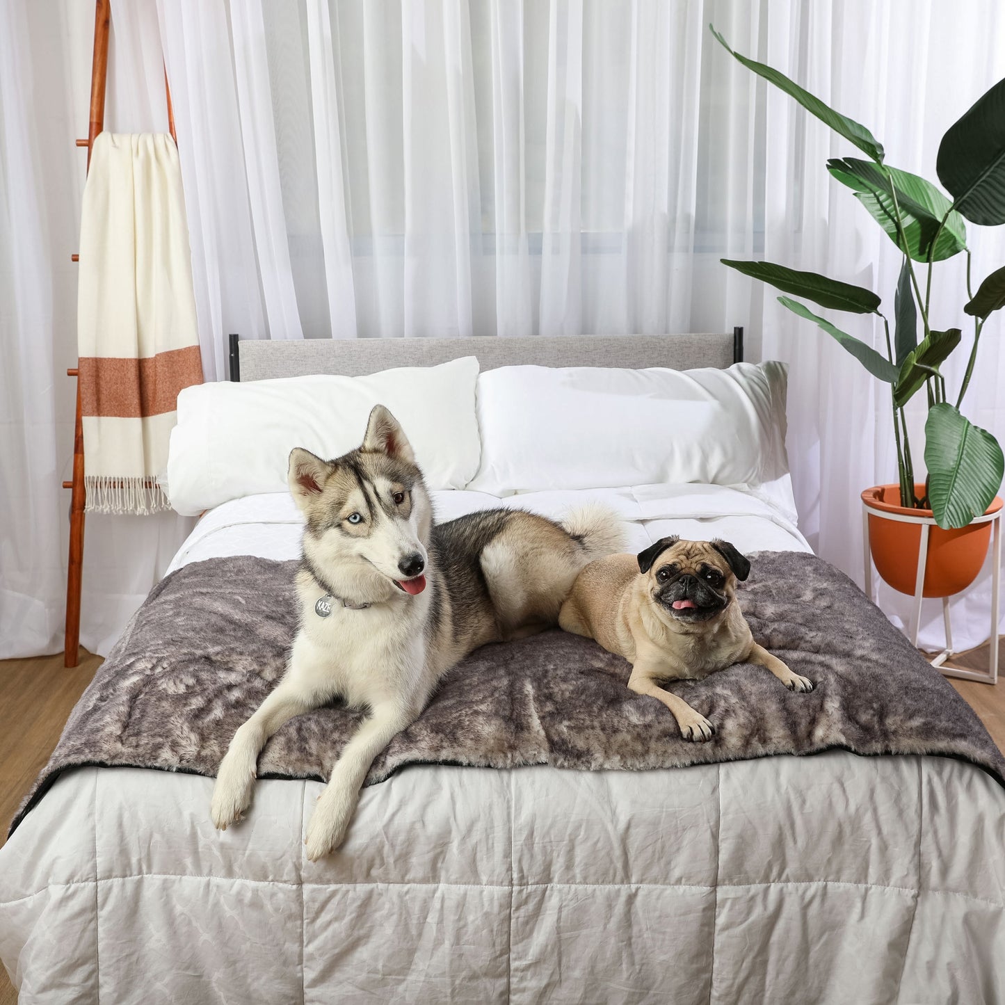 Pupprotector Luxe Waterproof Bed Runner Ultra Soft Washable - close up view