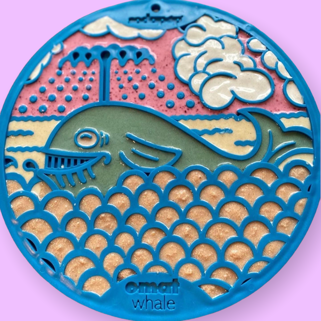 Whale Emat Enrichment Lick Mat For Dogs And Cats With Cups - gallery image 7