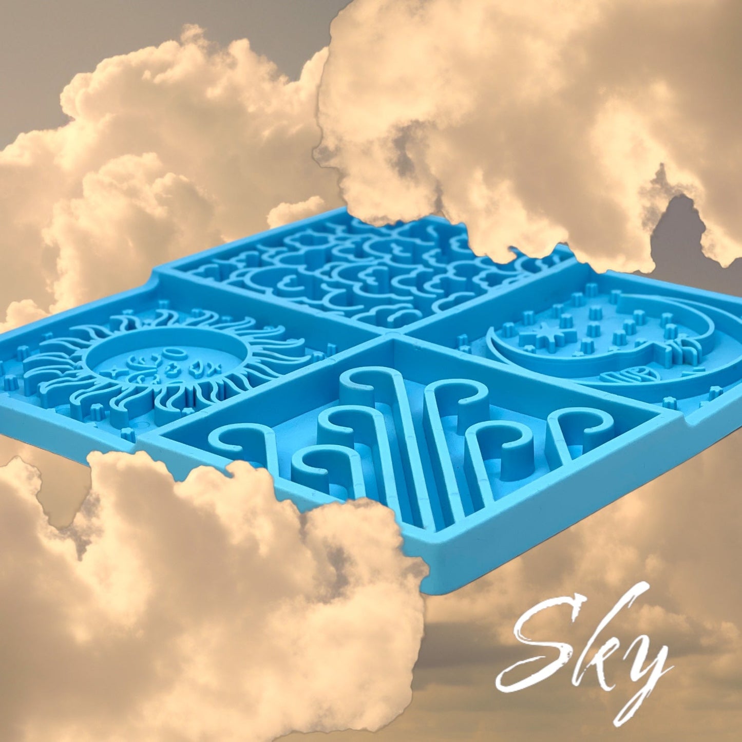 Sky Emat Enrichment Lick Mat For Dogs And Cats Celestial Pet - gallery image 6