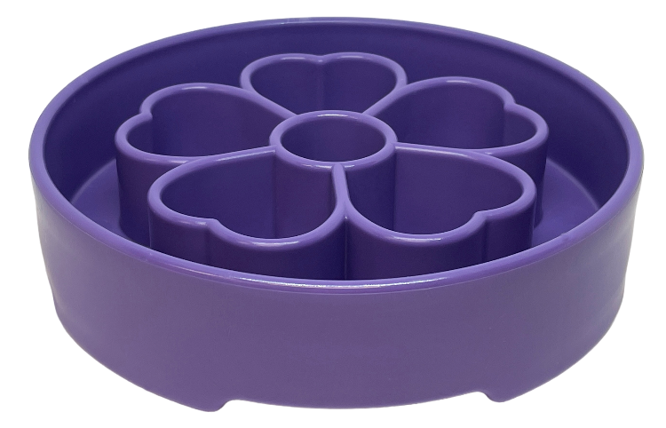 Flower Ebowl Deep Slow Feeder Dog Bowl For Enrichment USA - gallery image for Pet Feeders & Bowls