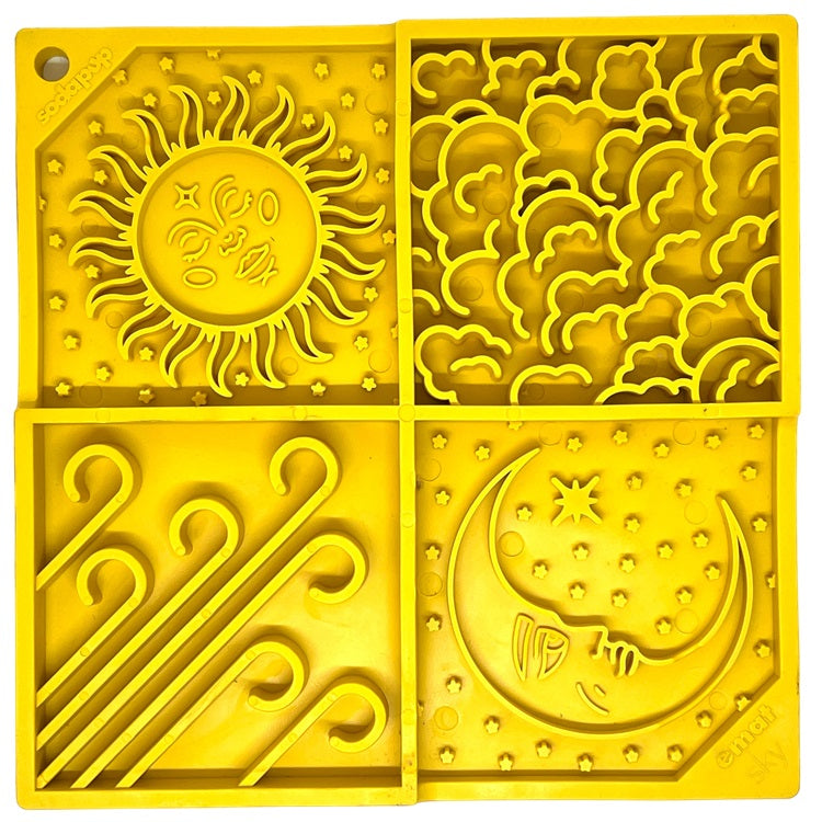 Sky Emat Enrichment Lick Mat For Dogs And Cats Celestial Pet - detail view